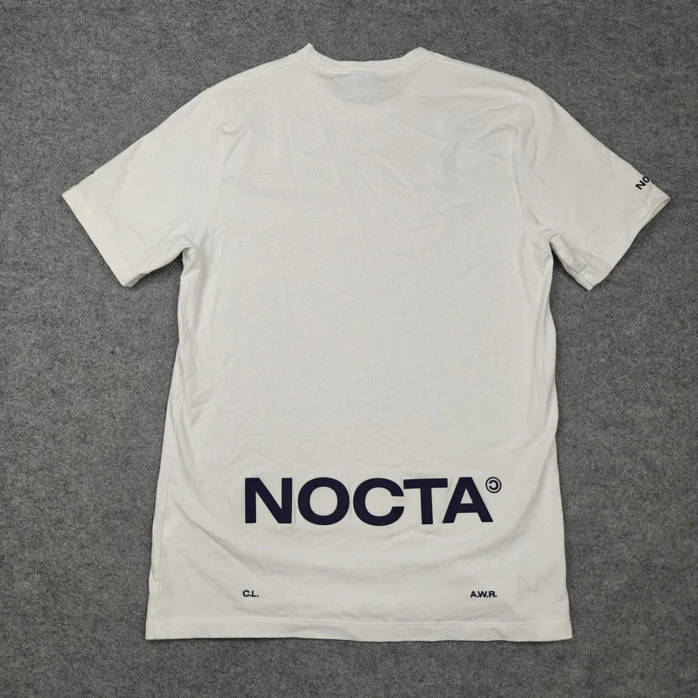 Nike Nocta Shirt Mens Medium White Back Logo Graphic Tee Streetwear Swoosh